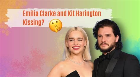 ‘game Of Thrones Stars Emilia Clarke And Kit Harington Photographed Kissing