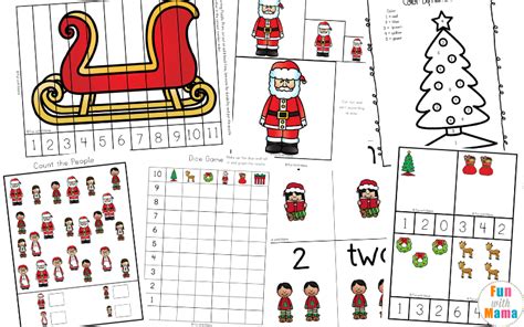 I especially love using word puzzles like word searches and crosswords as vocabulary builders! Free Printable Christmas Worksheets - Fun with Mama