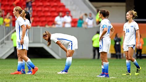 u s women s soccer out of rio olympics after stunning loss to sweden