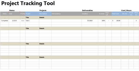 Project Tracker Tool