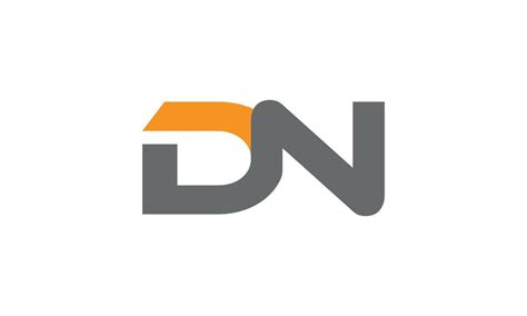 Dn Logo Design Initial Dn Letter Logo Design Monogram Vector Design