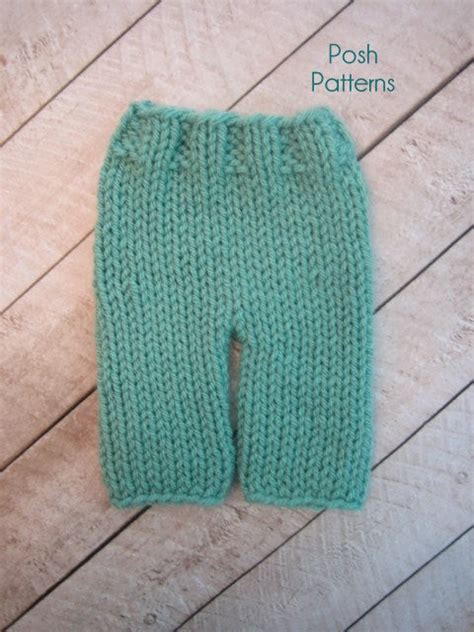 Knitting Pattern Knit Baby Pants Pattern Posh Patterns
