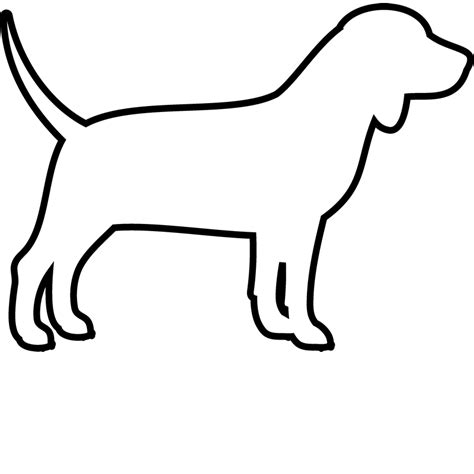 Dog Picture Outline Petswall
