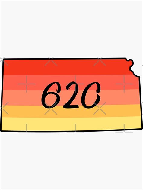 Kansas 620 Sunset Sticker Sticker For Sale By Chriskirchner Redbubble
