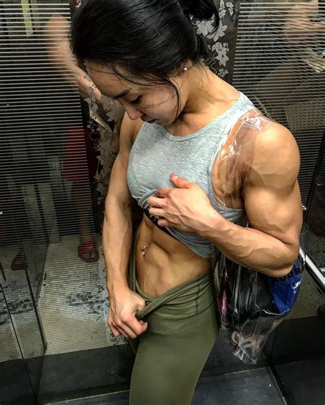 An Da Jeong Female Athletes Strong Girls Back And Biceps