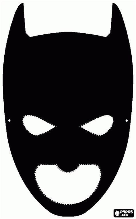 Maska batmana dla dzieci w najtńszych cenach na rynku. kolorowanka maska batmana , rysunek do druku maska batmana