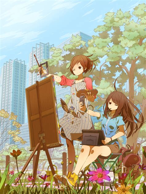 Artis Painting Tomiokajiro Art Beautiful Pictures Anime
