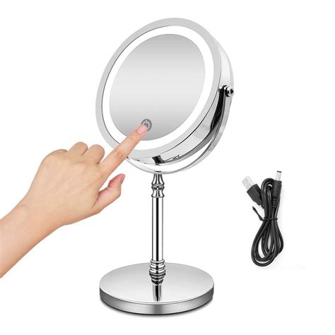 Brightinwd Lighted Makeup Mirror With Magnification 10x Magnifying Makeup Mirror Battery