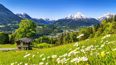 Berchtesgaden At Spring Bavaria Germany Backiee