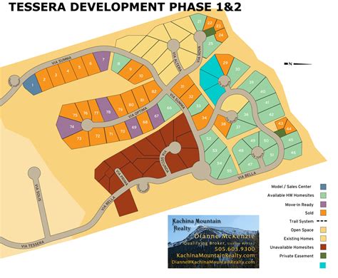 Tessera Lot Map Kmr Repsfcropped Real Estate Properties Santa Fe