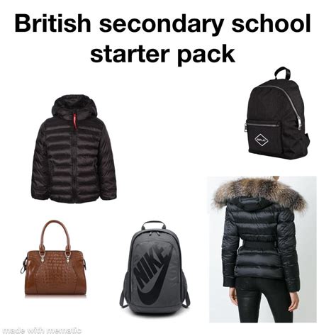 British Secondary School Starter Pack Starterpacks