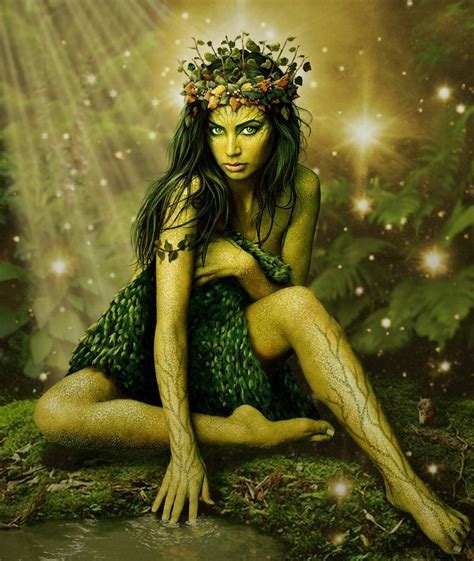 Fantasy Art Women Woodland Nymph Mythical Creatures