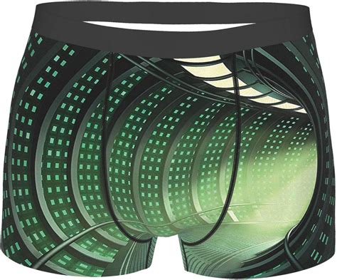 Space Hallway Of Spaceship Futuristic Mens Boxer Slip Soft Underwear