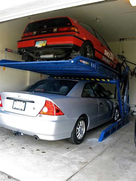 Garage Car Lift Storage Cars Jmn