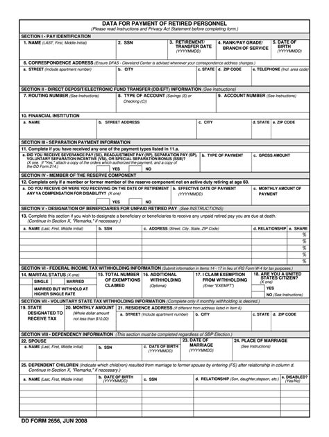 Dd 2656 Printable 2018 2023 Form Fill Out And Sign Printable Pdf