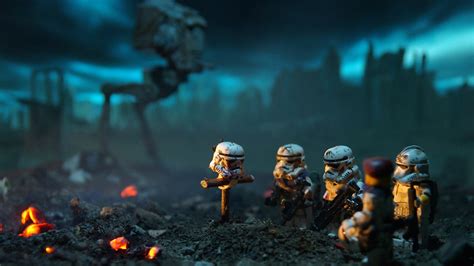 Wallpaper Star Wars Depth Of Field Miniatures Stormtrooper