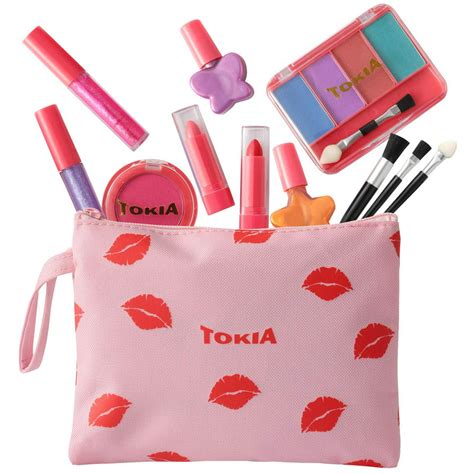 Tokia Kids Makeup Kit For Girl Washable Non Toxic Little Girl Makeup