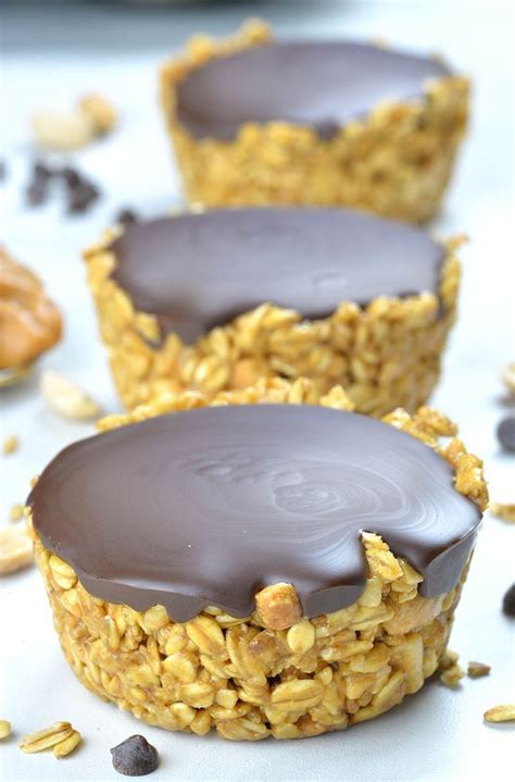 Store peanut butter cups in the freezer in an airtight bag. No Bake Peanut Butter Granola Cups | Recipe | Healthy ...