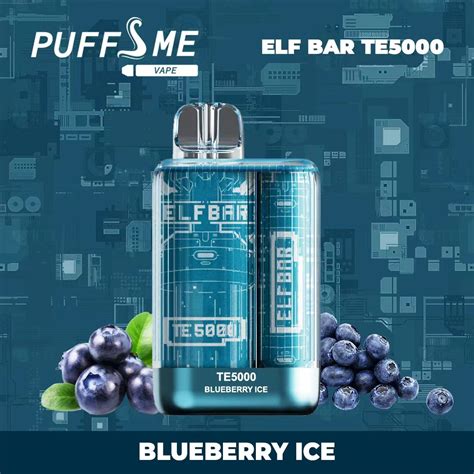 Buy Elf Bar Te5000 Blueberry Ice Online Puffsme