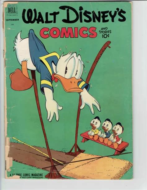 Walt Disneys Comics And Stories Dell Donald Duck Mickey Mouse Goofy