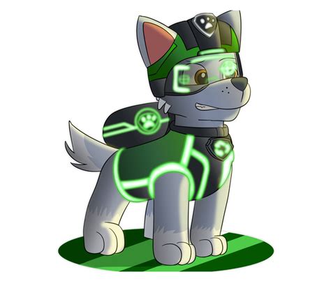 Paw Patrol Mission Paws Rocky By Konohathehusky On Deviantart