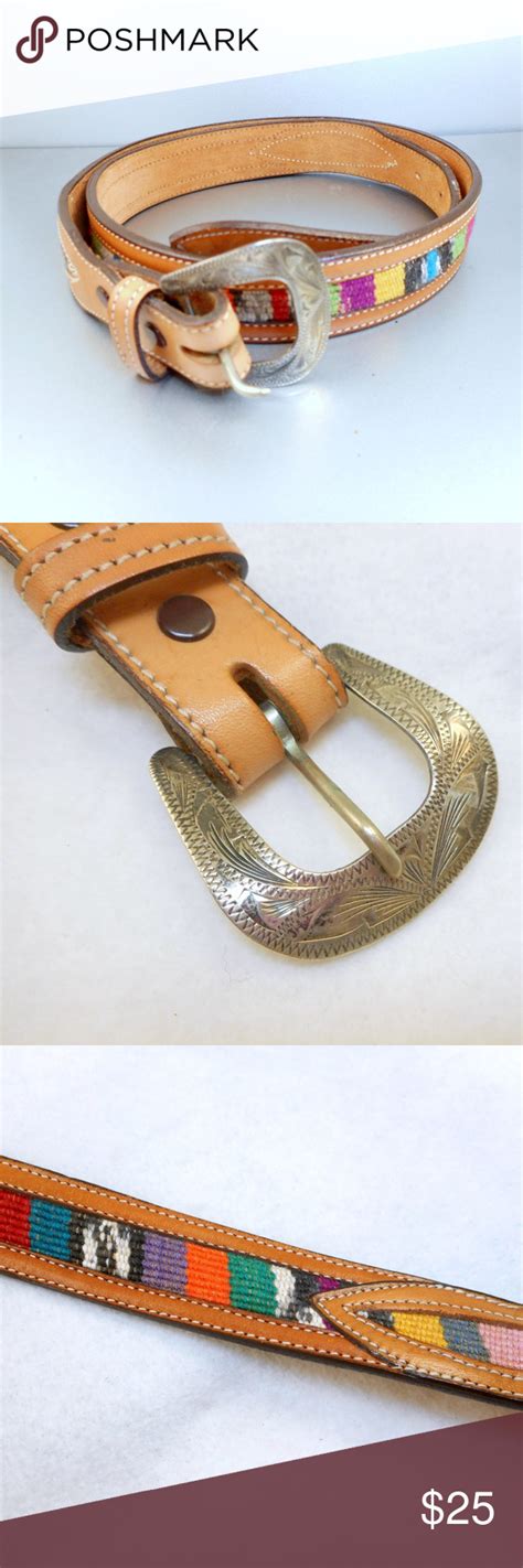 Vintage Nocona Belt Nocona Belt Tan Leather Belt Belt