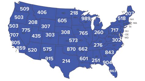 564 Area Code Map
