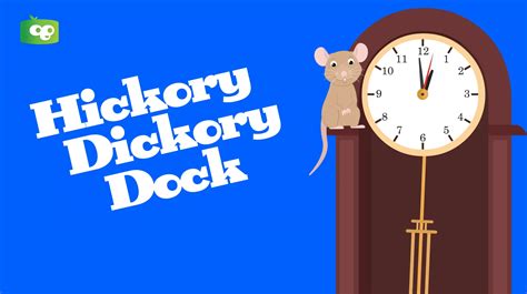 hickory dickory dock video for preschoolers kokotree