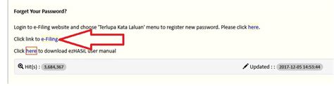 Ia memaparkan jadual kausa tindakan yang membawa maklumat seperti tarikh pendengaran dan. ez.hasil.gov.my eFiling/ Filing Income Tax Return Online ...
