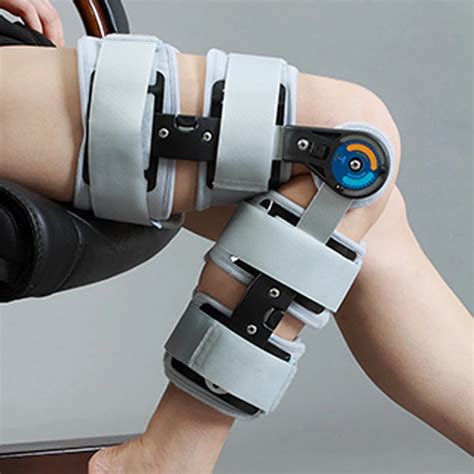 Free Shipping Hinged Knee Brace Medical Knee Orthopedic Orthotics Knee