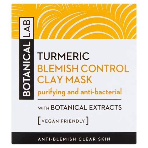 5012008646406 Botanical Lab Turmeric Blemish Control Clay Mask 100ml