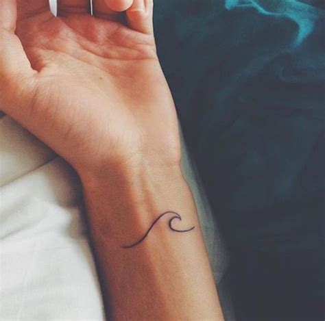 26 Super Simple Wave Tattoo Designs Tattooblend