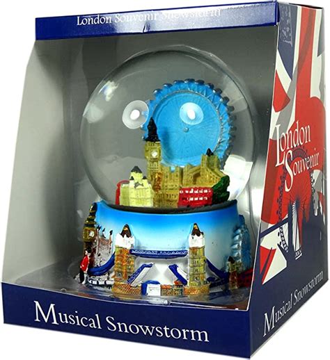Snow Globes Extra Large Musical Composite Detailing London Eye And