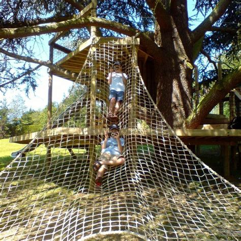 Scramble Cargo Nets For Treehouses — Treehouses Rope Bridges Treetop