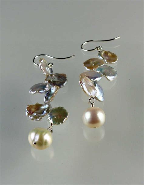 Silver Pearl Dangle Sterling Earrings