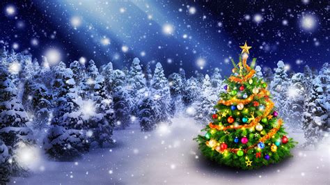 Free Download Wallpaper New Year Winter Nature New Year Tree Snow