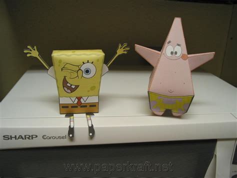 Spongebob Squarepants Free Papercraft Paper Model