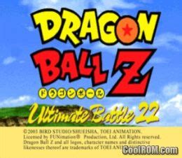 Game was already opened and repackaged as new. Dragon Ball Z - Ultimate Battle 22 ROM (ISO) Download for ...