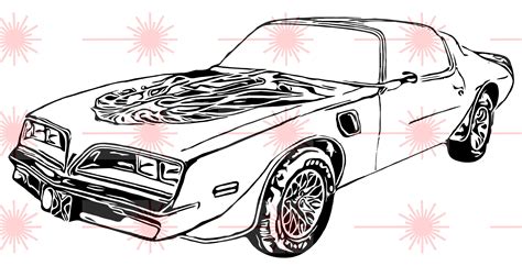 1977 Trans Am Smokey And The Bandit Png Dxf Svg Eps Vector Etsy