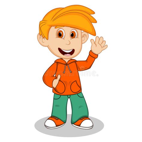 Odkryj kids jacket drawing stockowych obrazów w hd i miliony innych beztantiemowych zdjęć stockowych, ilustracji i wektorów w kolekcji shutterstock. Boy With Orange Jacket And Green Trousers Waving His Hand ...