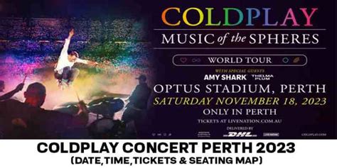 Book Now Coldplay Concert Perth 2023 18 Nov 2023