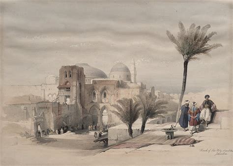 Church Of The Holy Sepulchre Jerusalem 1839