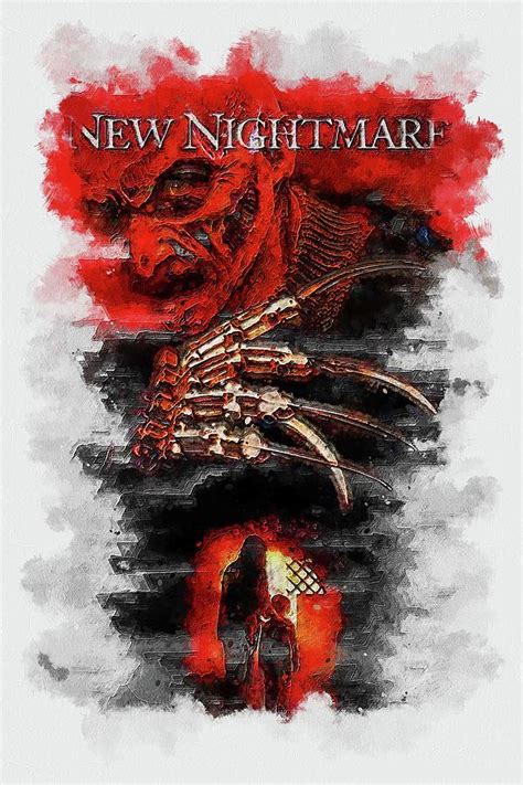 Movie Wes Cravens New Nightmare Mixed Media By Franz Elvie Fine Art