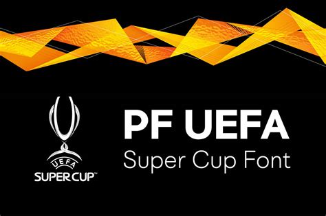 The uefa super cup is an annual super cup football match organised by uefa and contested by the winners of the two main european club competitions; UEFA SuperCup - Free Font - Dealjumbo.com — Discounted ...