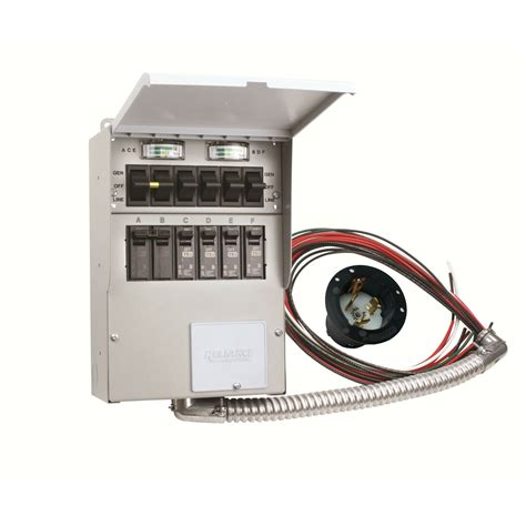 Reliance Controls Protran 50 Amp 6 Circuit 2 Manual Transfer Switch