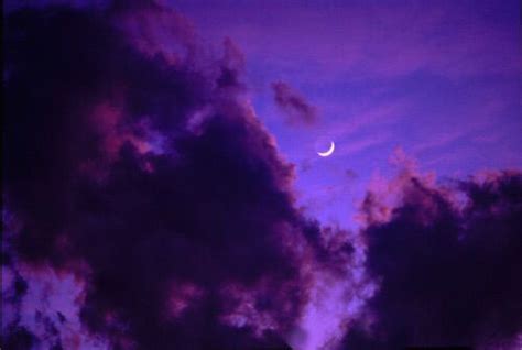 Purple Night Sky Lilac Sky Purple Aesthetic Violet Aesthetic