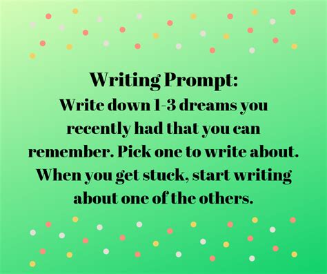 Motivational Monday Writing Prompt Dream Write Learn Editing Services