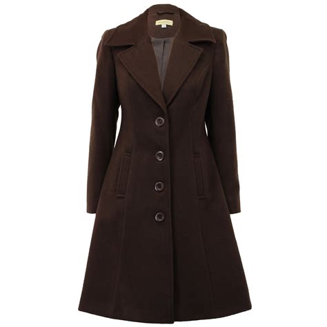 Ladies Wool Cashmere Coat Womens Jacket Outerwear Trench Overcoat
