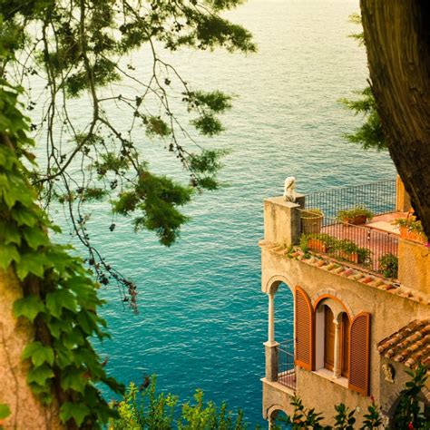 Sea Side Balcony Amalfi Coast Italy Photo On Sunsurfer
