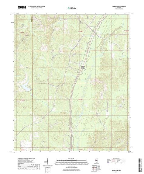 Mytopo Thomastown Mississippi Usgs Quad Topo Map